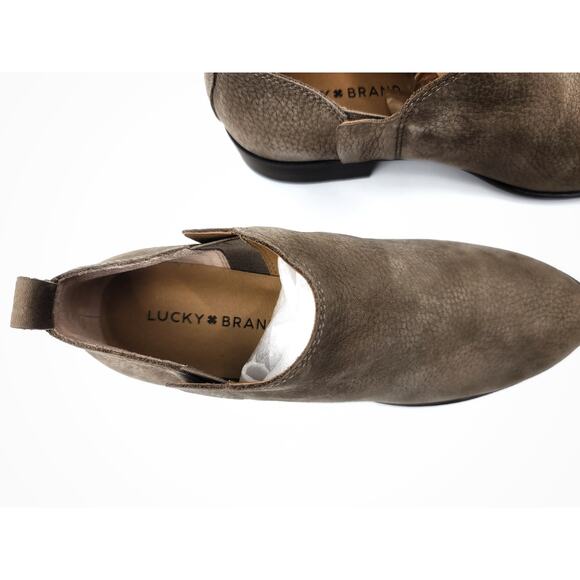 NEW Lucky Brand Gerrilyn Fashion Brindle Ankle Boots- Size 7 - Picture 3 of 9